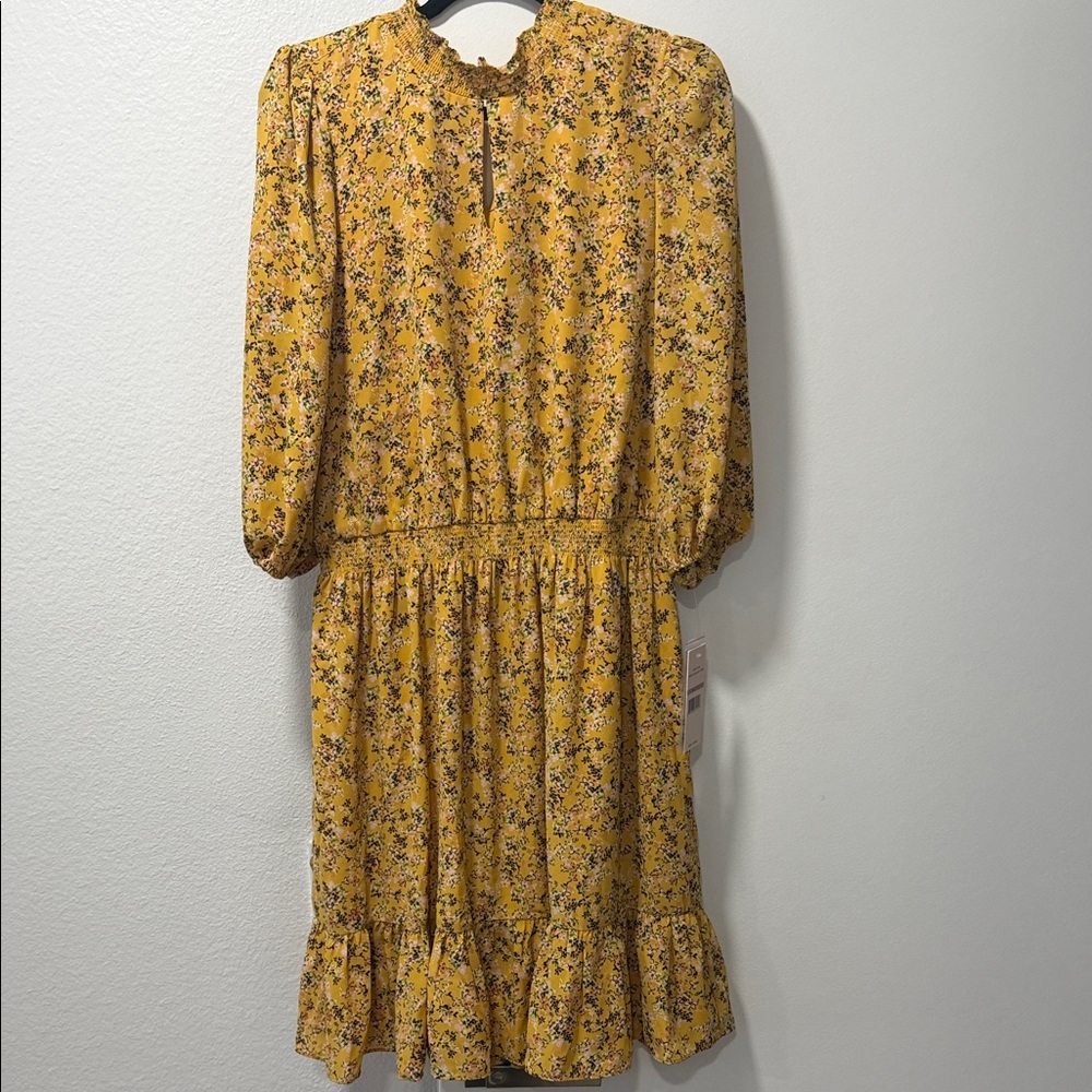 Nanette by Nanette Lepore Floral Yellow Dress